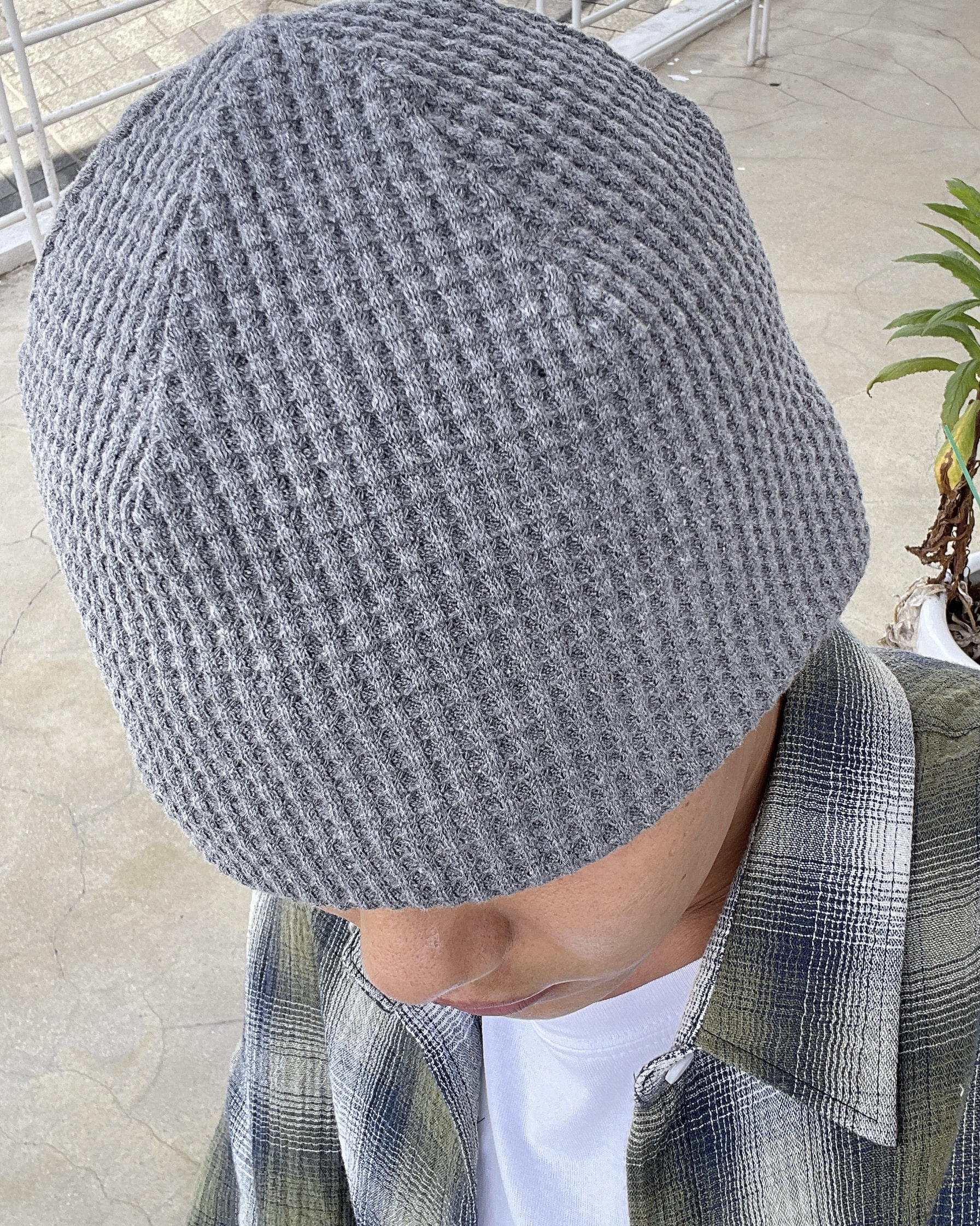 Waffle short beanie(3Color)